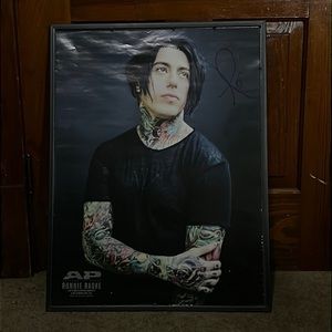 Falling In Reverse signed AP poster